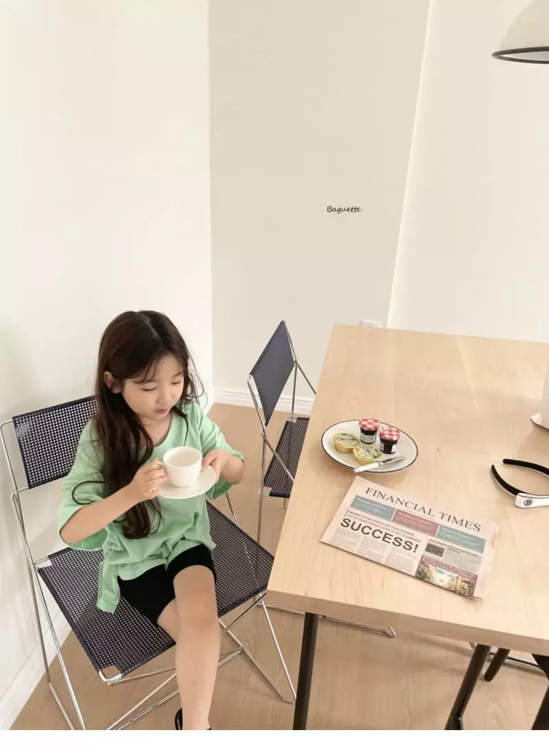 Baguette - Korean Children Fashion - #kidzfashiontrend - Capri Leggings - 3