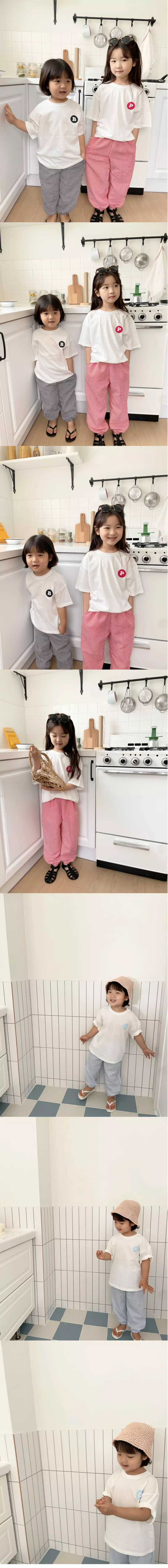 Baguette - Korean Children Fashion - #kidzfashiontrend - Alpjabet Top Bottom Set - 2