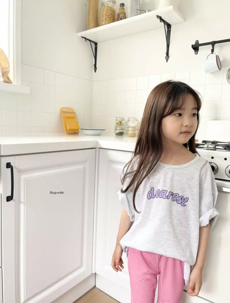 Baguette - Korean Children Fashion - #kidzfashiontrend - Dear List Tee