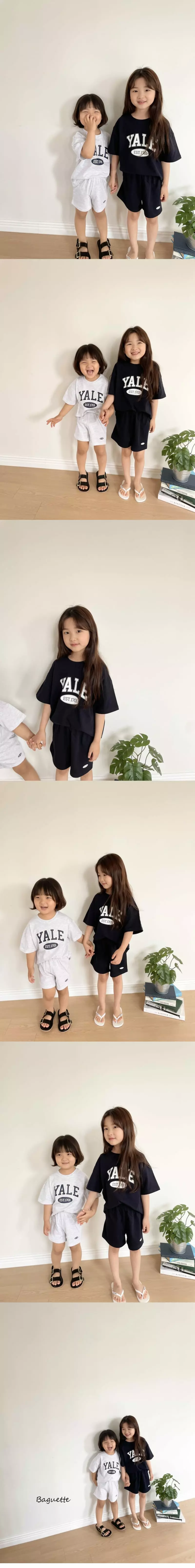 Baguette - Korean Children Fashion - #littlefashionista - Daily Top Bottom Set - 2