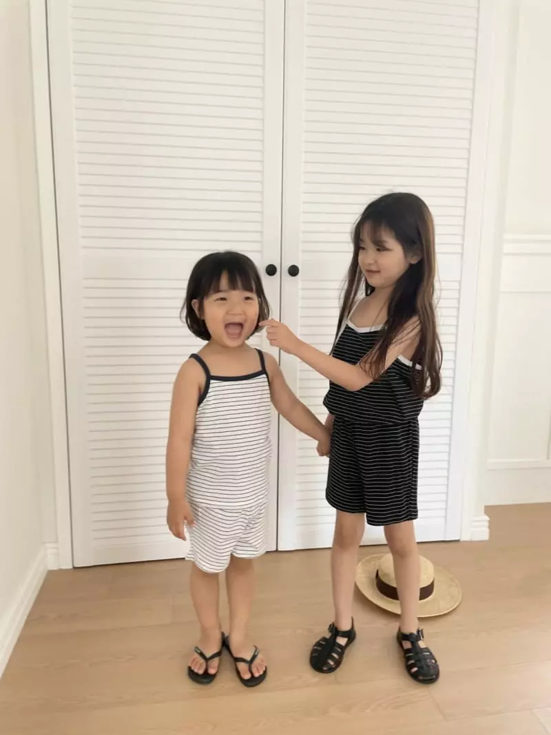 Baguette - Korean Children Fashion - #littlefashionista - Stripes Top Bottom Set