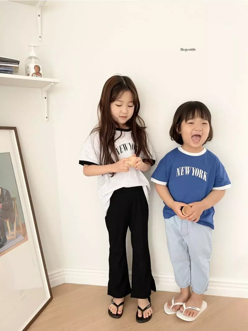 Baguette - Korean Children Fashion - #magicofchildhood - Newyork Color Tee