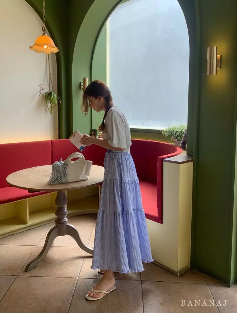 Banana J - Korean Women Fashion - #momslook - Mom Salad Skirt - 8