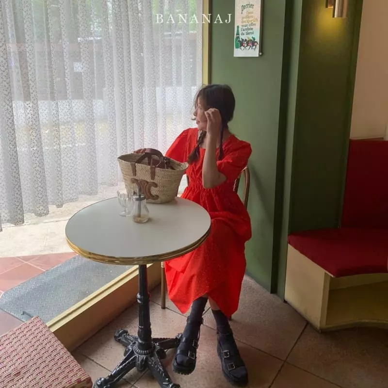 Banana J - Korean Women Fashion - #momslook - Mom Smocked One-piece - 9