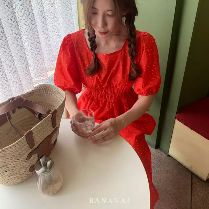 Banana J - Korean Women Fashion - #womensfashion - Mom Smocked One-piece - 10