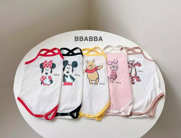Bbabba - Korean Baby Fashion - #babywear - Hot Disney String Bodysuit - 3