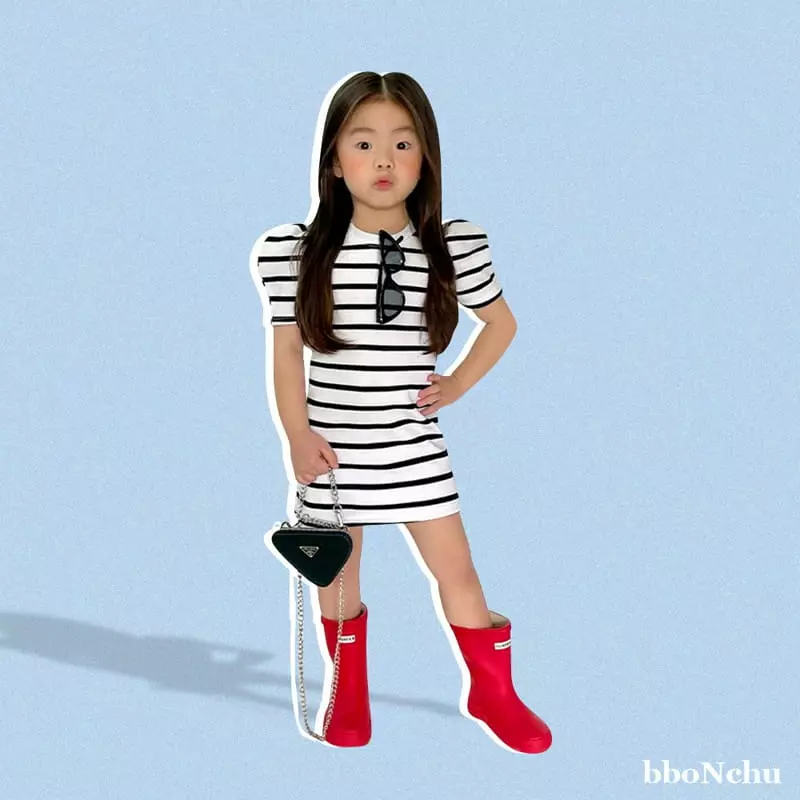 Bbonchu - Korean Children Fashion - #Kfashion4kids - Barnie One-piece - 8