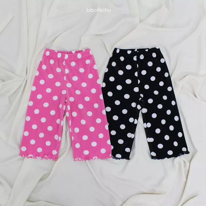 Bbonchu - Korean Children Fashion - #Kfashion4kids - Dot Pleats Pants - 7