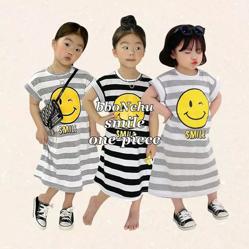 Bbonchu - Korean Children Fashion - #childofig - Smile One-piece