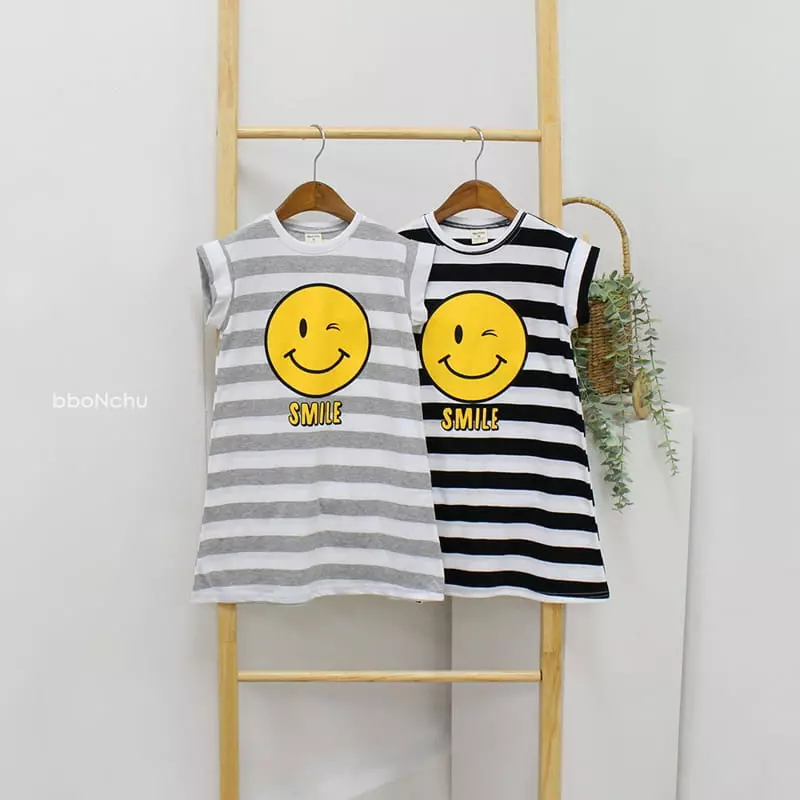 Bbonchu - Korean Children Fashion - #childofig - Smile One-piece - 2