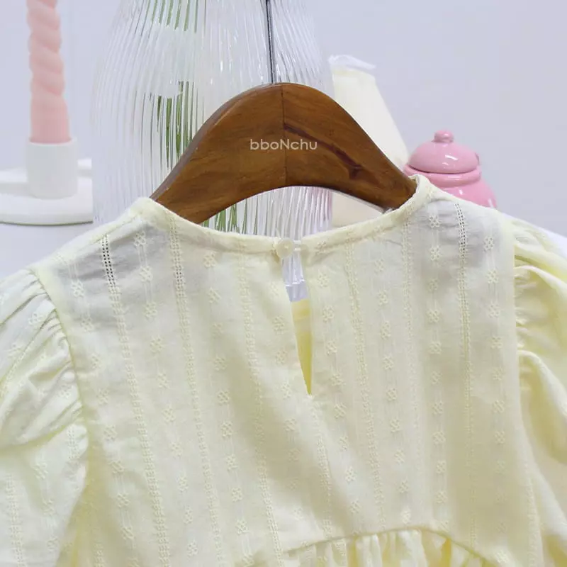 Bbonchu - Korean Children Fashion - #childofig - Love Blouse - 5