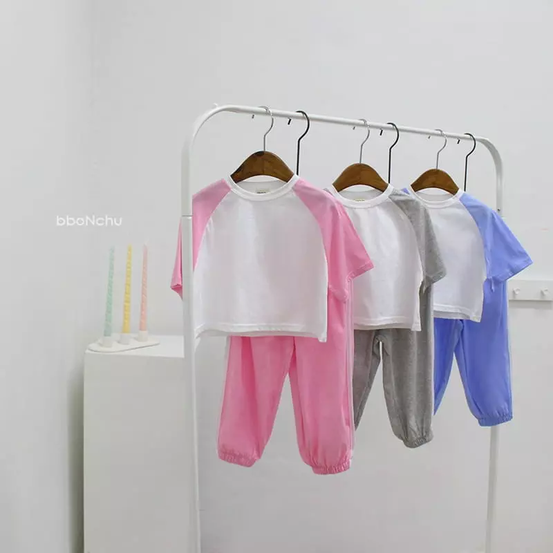 Bbonchu - Korean Children Fashion - #childofig - More Top Bottom Set - 2