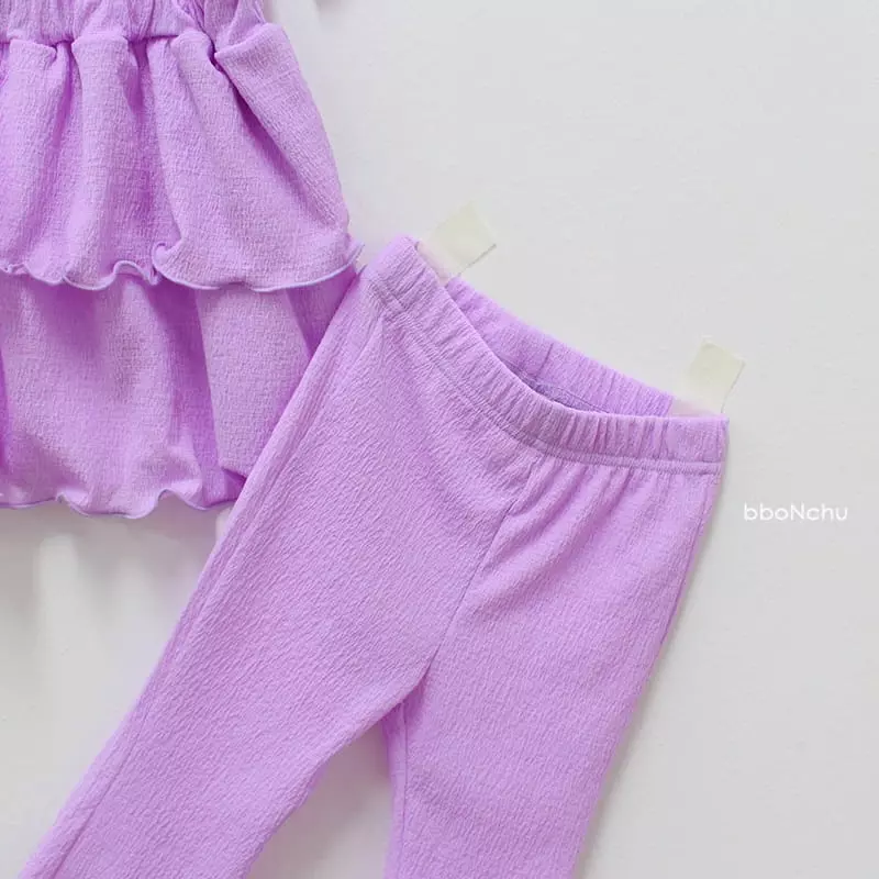 Bbonchu - Korean Children Fashion - #childrensboutique - Cancan Top Bottom Set - 6