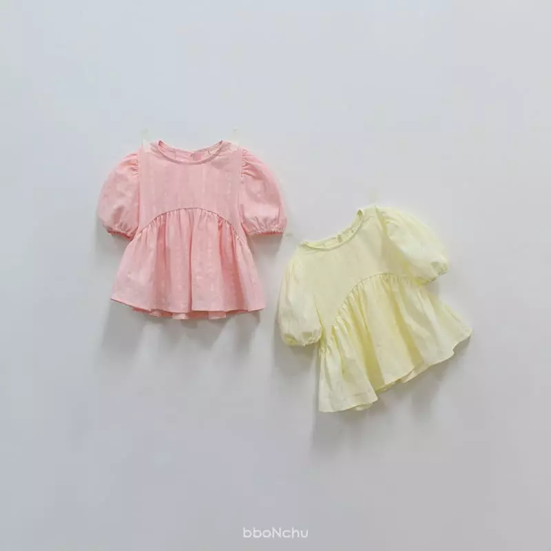 Bbonchu - Korean Children Fashion - #childrensboutique - Love Blouse - 6