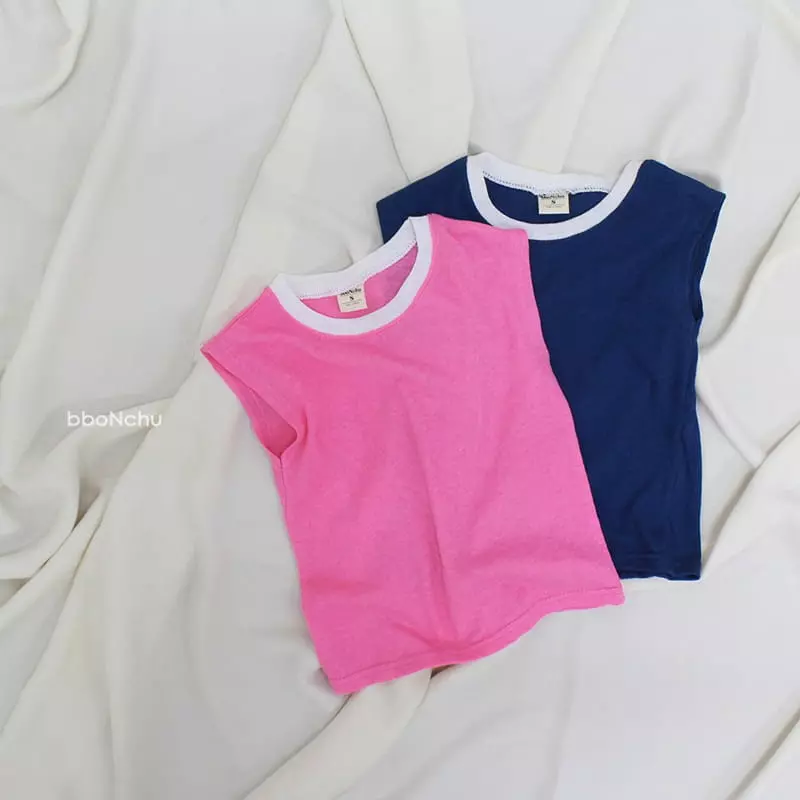 Bbonchu - Korean Children Fashion - #designkidswear - Cooling Color Top Bottom Set - 6
