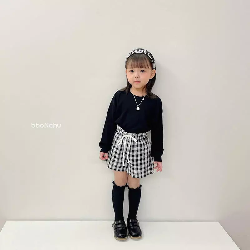 Bbonchu - Korean Children Fashion - #designkidswear - Check Shorts - 12