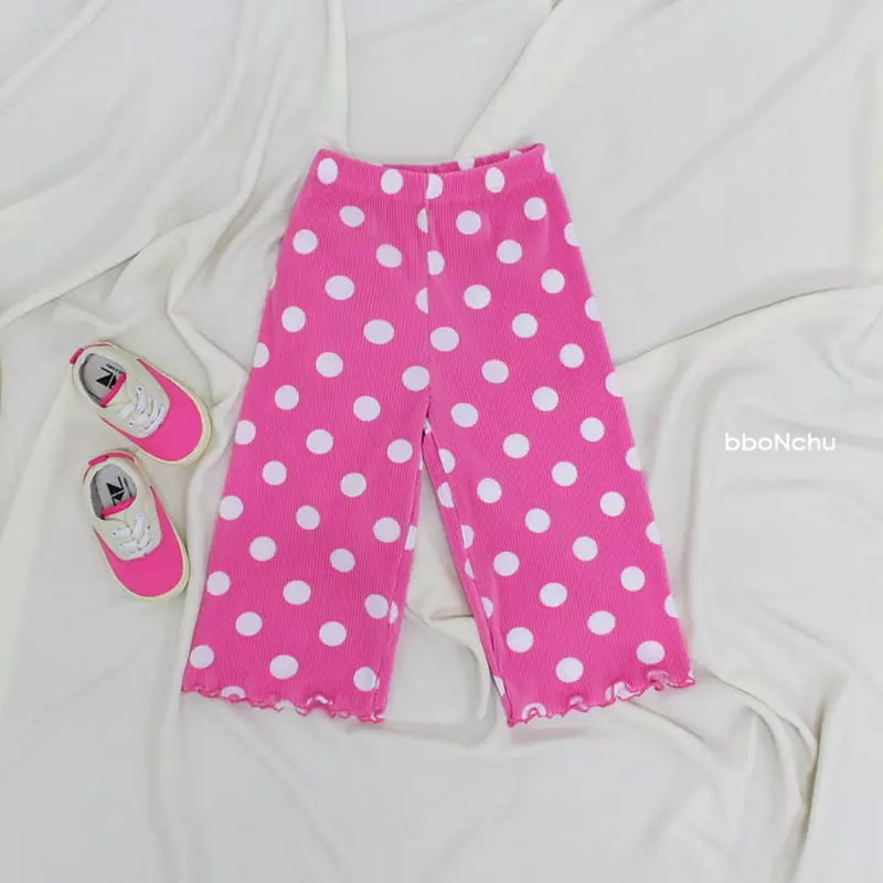 Bbonchu - Korean Children Fashion - #designkidswear - Dot Pleats Pants
