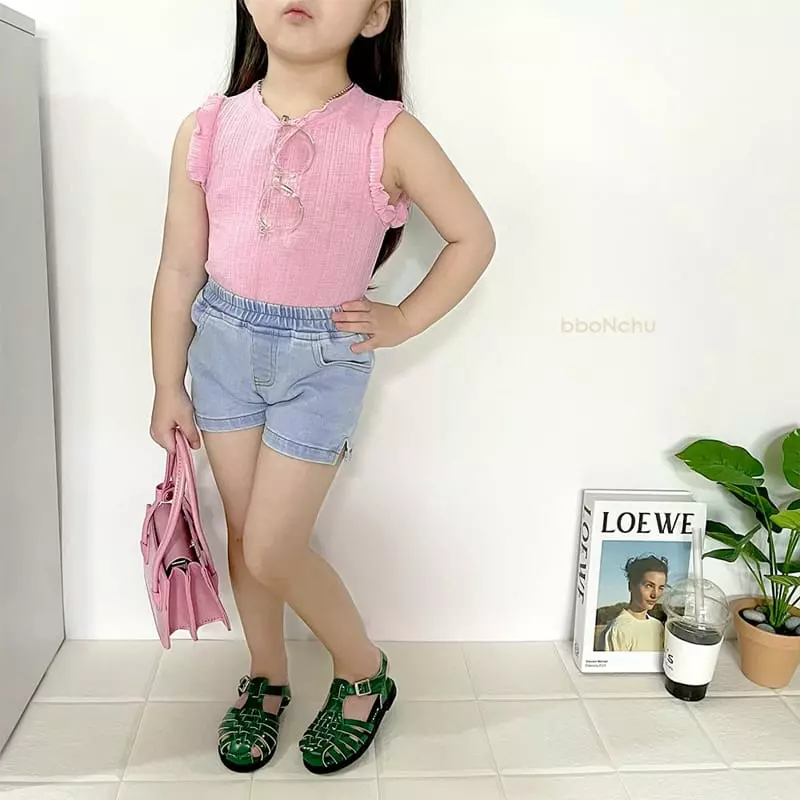 Bbonchu - Korean Children Fashion - #discoveringself - Heart Shorts - 12