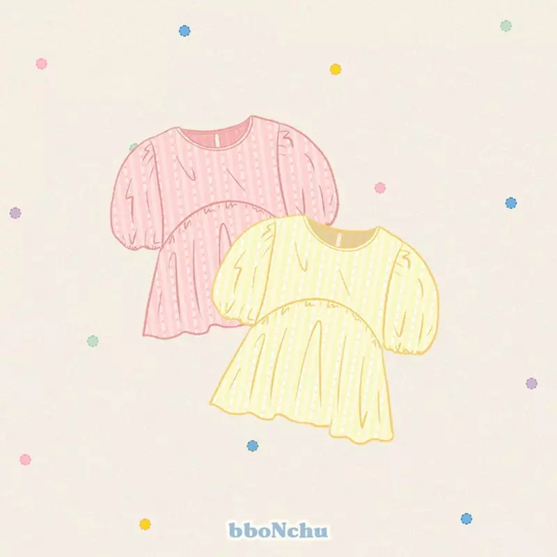 Bbonchu - Korean Children Fashion - #discoveringself - Love Blouse - 8