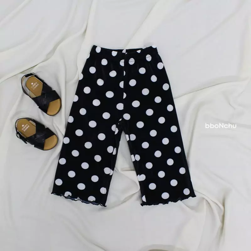 Bbonchu - Korean Children Fashion - #discoveringself - Dot Pleats Pants - 2
