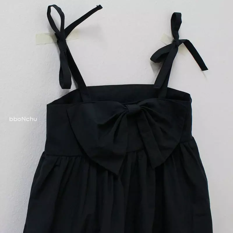 Bbonchu - Korean Children Fashion - #fashionkids - Big Ribbon One-piece - 5