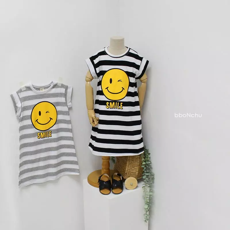 Bbonchu - Korean Children Fashion - #kidsshorts - Smile One-piece - 7