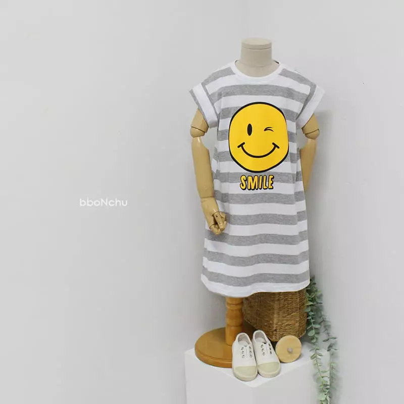 Bbonchu - Korean Children Fashion - #kidsstore - Smile One-piece - 8