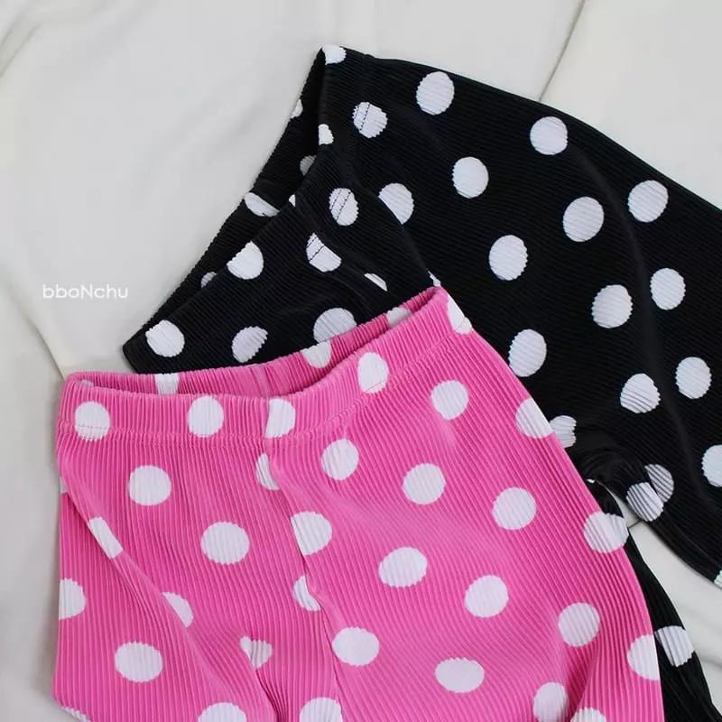 Bbonchu - Korean Children Fashion - #kidsstore - Dot Pleats Pants - 5