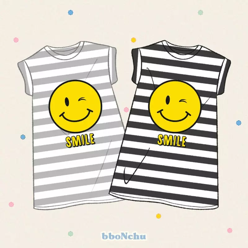 Bbonchu - Korean Children Fashion - #kidzfashiontrend - Smile One-piece - 9