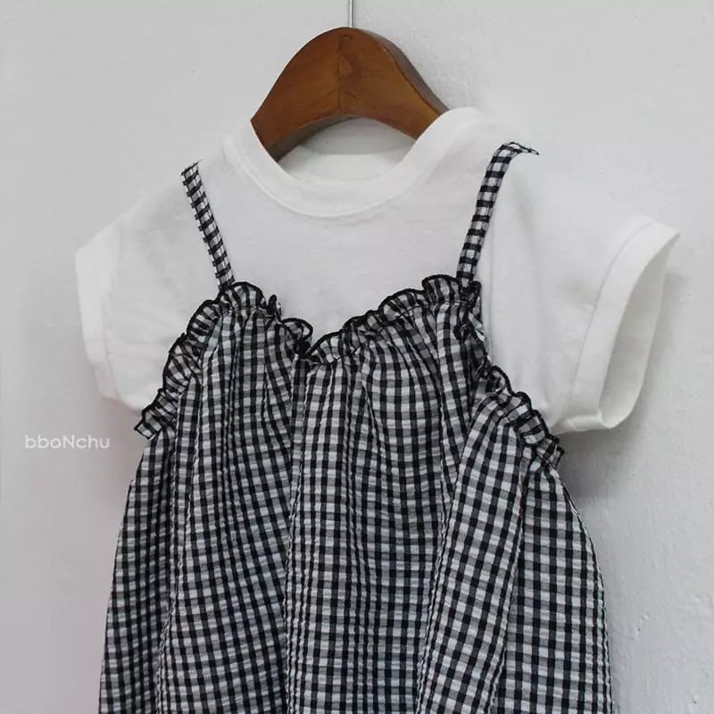 Bbonchu - Korean Children Fashion - #kidzfashiontrend - Ggaggobang One-piece - 6