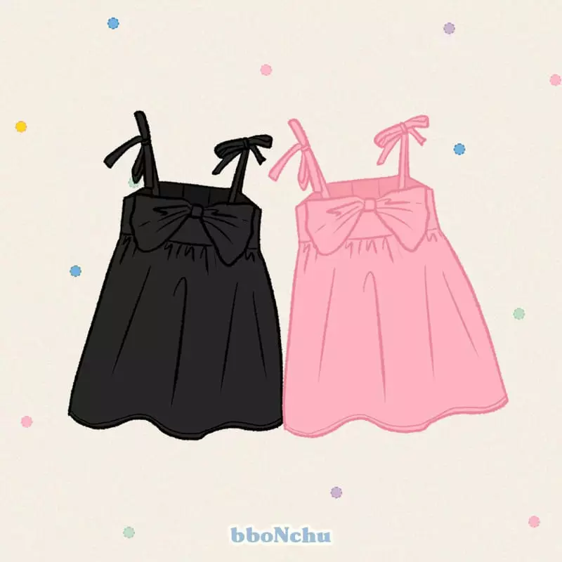 Bbonchu - Korean Children Fashion - #kidzfashiontrend - Big Ribbon One-piece - 8