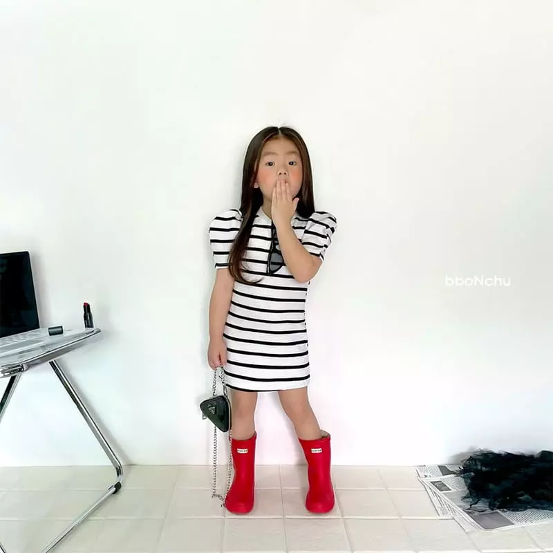 Bbonchu - Korean Children Fashion - #littlefashionista - Barnie One-piece - 9