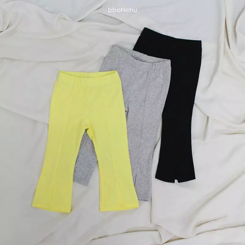 Bbonchu - Korean Children Fashion - #littlefashionista - New Slit Pants - 6