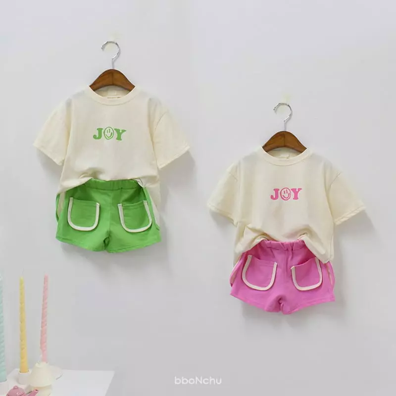 Bbonchu - Korean Children Fashion - #magicofchildhood - Joy Top Bottom Set - 6