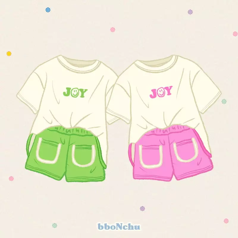 Bbonchu - Korean Children Fashion - #minifashionista - Joy Top Bottom Set - 7