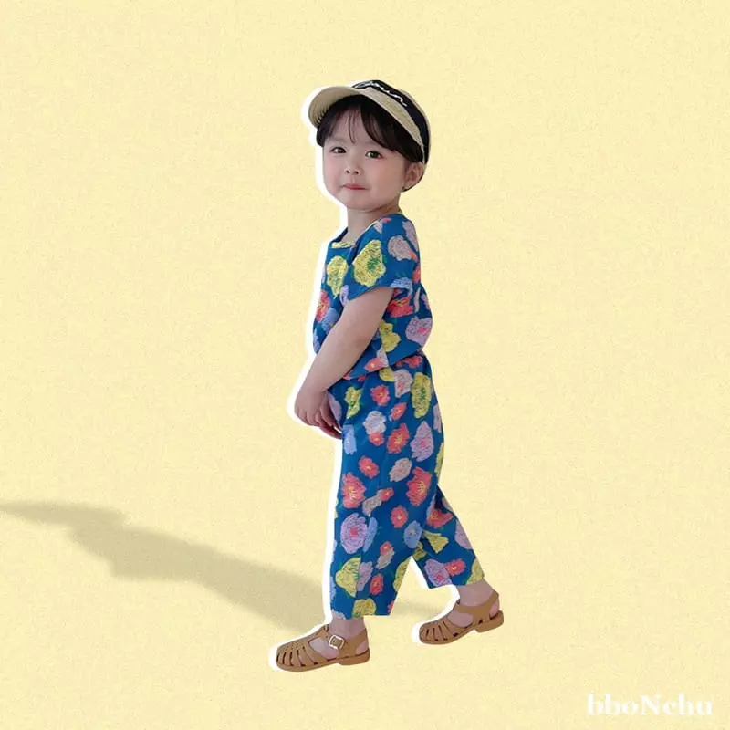Bbonchu - Korean Children Fashion - #prettylittlegirls - Sacham Top Bottom Set - 9