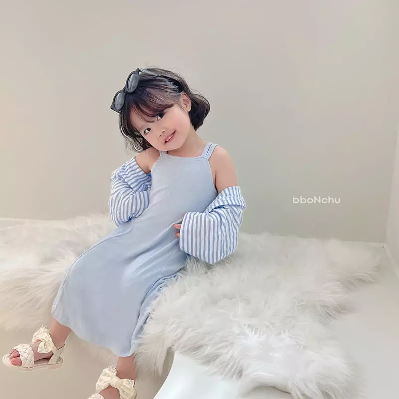 Bbonchu - Korean Children Fashion - #prettylittlegirls - Resort Top Bottom Set - 12