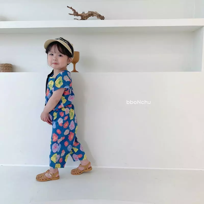Bbonchu - Korean Children Fashion - #stylishchildhood - Sacham Top Bottom Set - 12