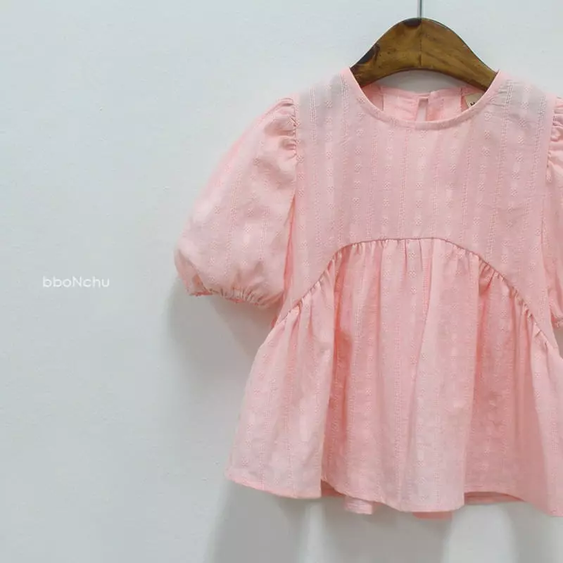 Bbonchu - Korean Children Fashion - #toddlerclothing - Love Blouse - 4