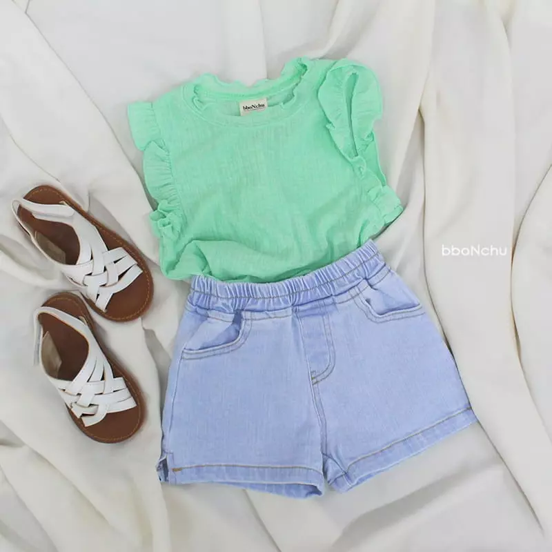 Bbonchu - Korean Children Fashion - #todddlerfashion - Heart Shorts - 6