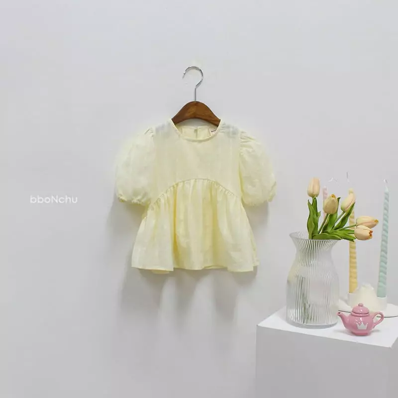 Bbonchu - Korean Children Fashion - #todddlerfashion - Love Blouse - 2