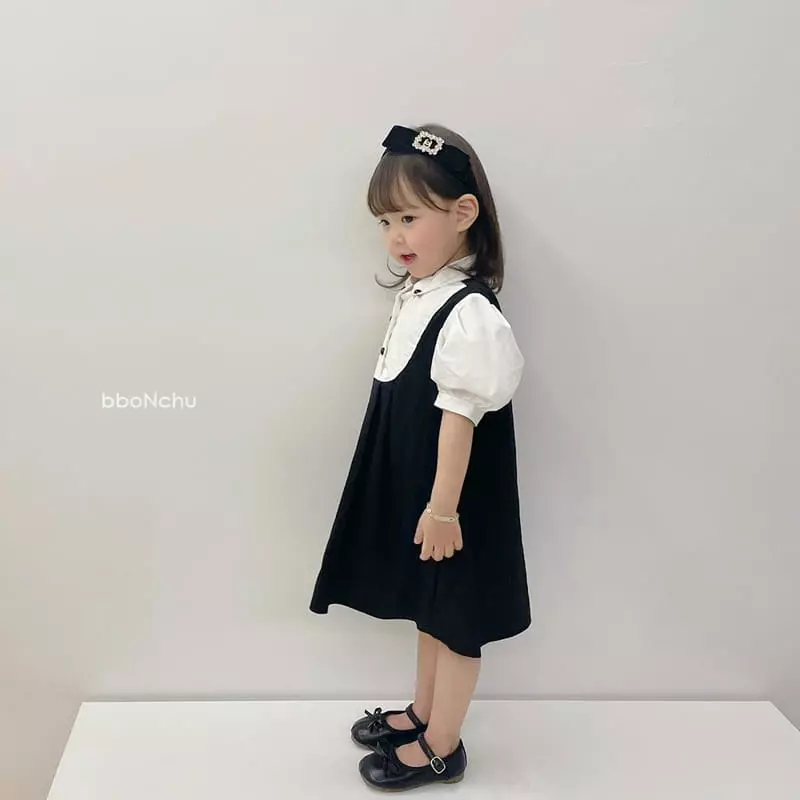 Bbonchu - Korean Children Fashion - #toddlerclothing - Mimi Sol One-piece - 12