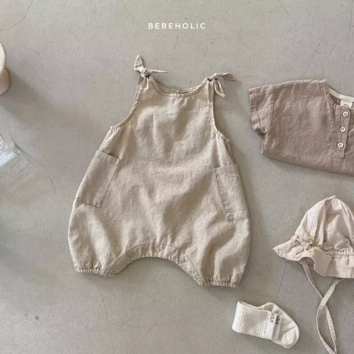 Bebe Holic - Korean Baby Fashion - #babyboutique - Dori Sleeveless Bodysuit - 5