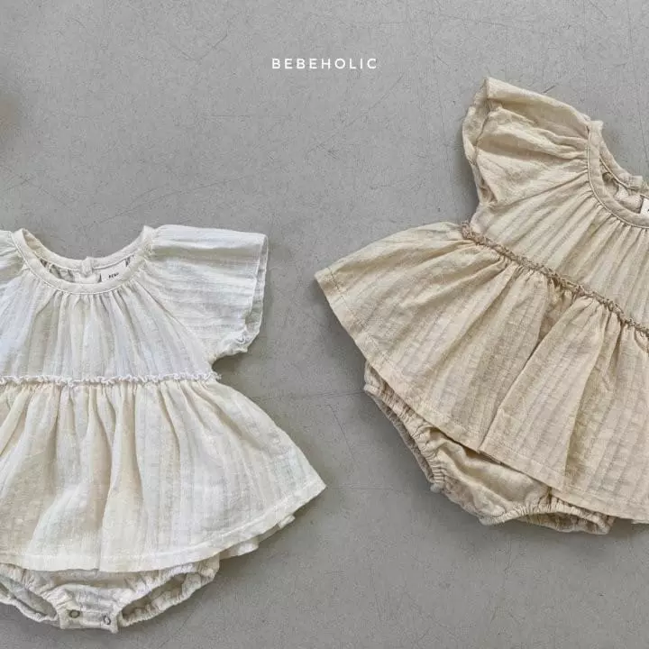 Bebe Holic - Korean Baby Fashion - #babyboutique - Frill One-piece Bodysuit - 10