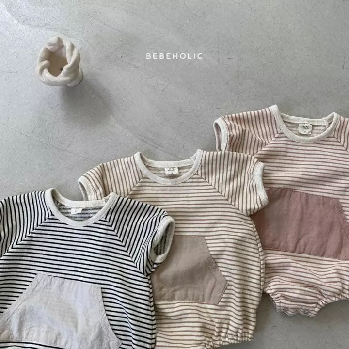 Bebe Holic - Korean Baby Fashion - #onlinebabyshop - Color Kangaroo Bodysuit - 4