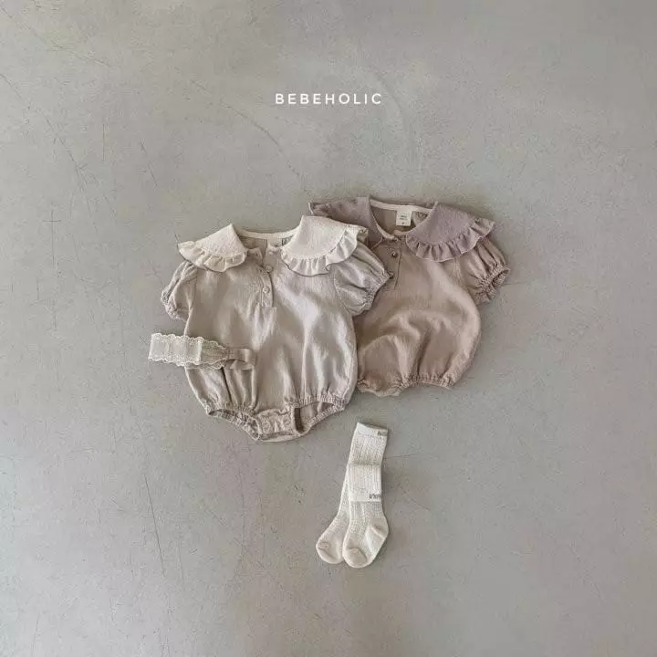 Bebe Holic - Korean Baby Fashion - #babyboutiqueclothing - Ann Colla Bodysuit - 11
