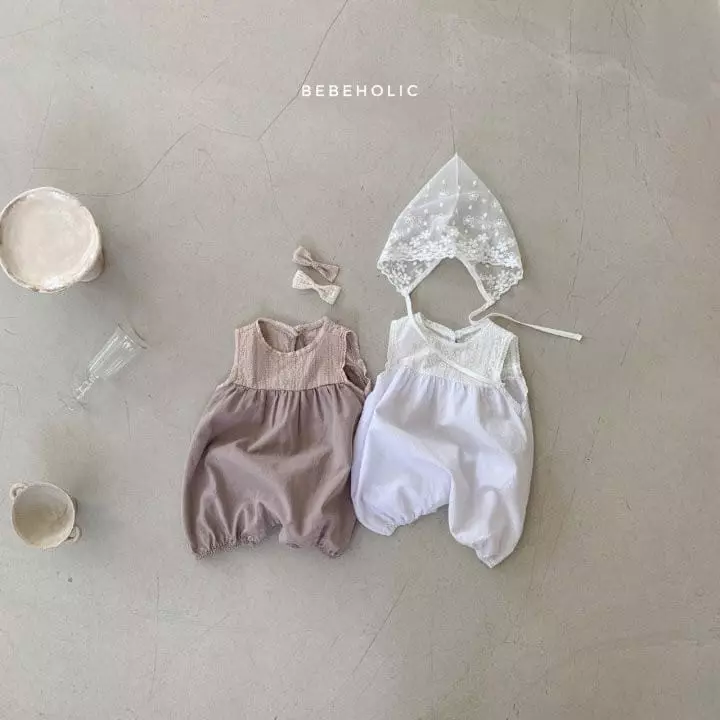 Bebe Holic - Korean Baby Fashion - #babyboutiqueclothing - Bobo Lace Bodysuit - 9