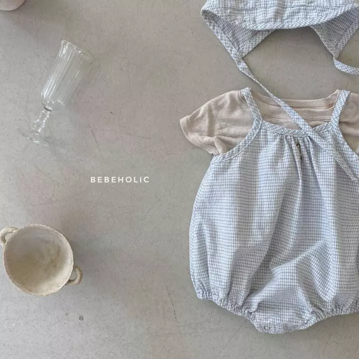 Bebe Holic - Korean Baby Fashion - #babyboutiqueclothing - Amber Sleeveless Bodysuit with Bonnet - 8