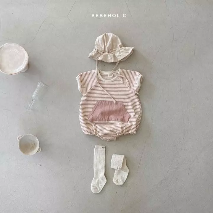 Bebe Holic - Korean Baby Fashion - #babyboutiqueclothing - Color Kangaroo Bodysuit - 6