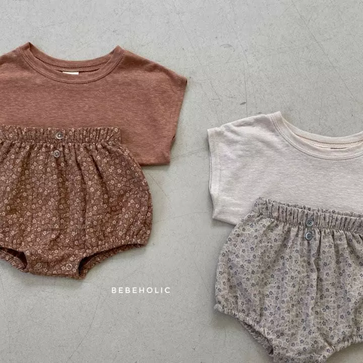 Bebe Holic - Korean Baby Fashion - #babyfashion - Summer Top Bottom Set - 3